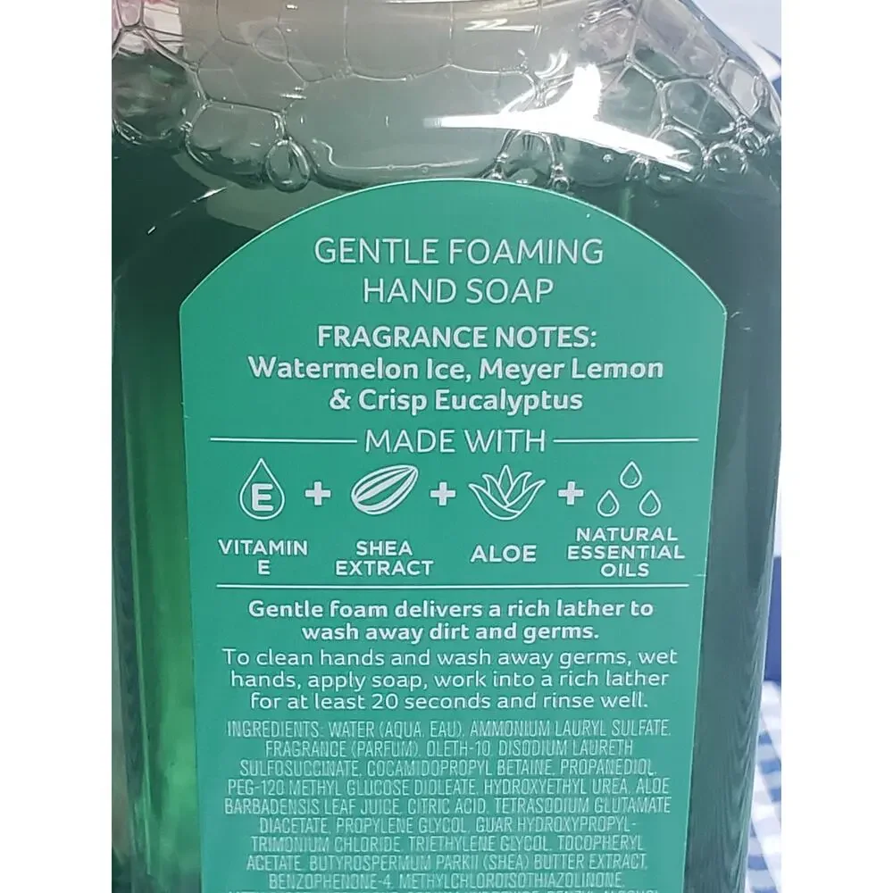 BBW Watermelon Lemonade & Eucalyptus Mint BLENDS Gentle Foaming Hand Soap 2 Pack